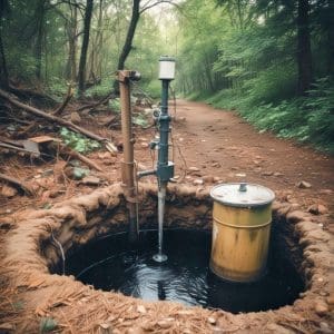 contaminated water well