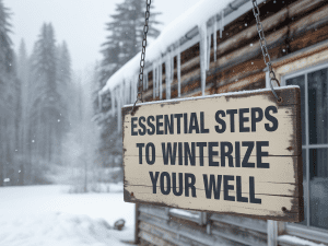 >ssential steps to winterize your well
