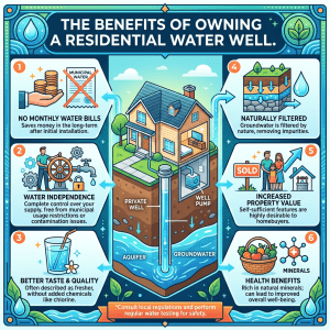 despite the many benefits of owning a private water well, you need to pay attention seasonal well maintenance
