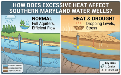 How Does Excessive Heat Affect Southern Maryland Water Wells?
