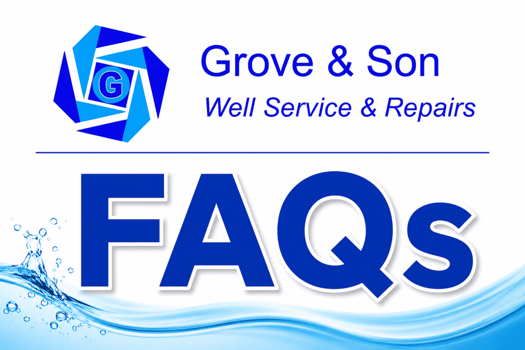frequently asked questions about residential water wells in Southern Maryland